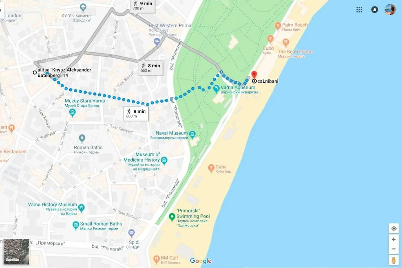 Central Apartment 5Min From The Beach Varna Bulgaria